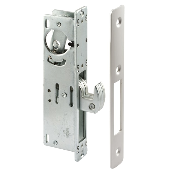 Commercial Door Deadbolt Lock, Aluminum, Laminated Swing Hook Lock Single Pack